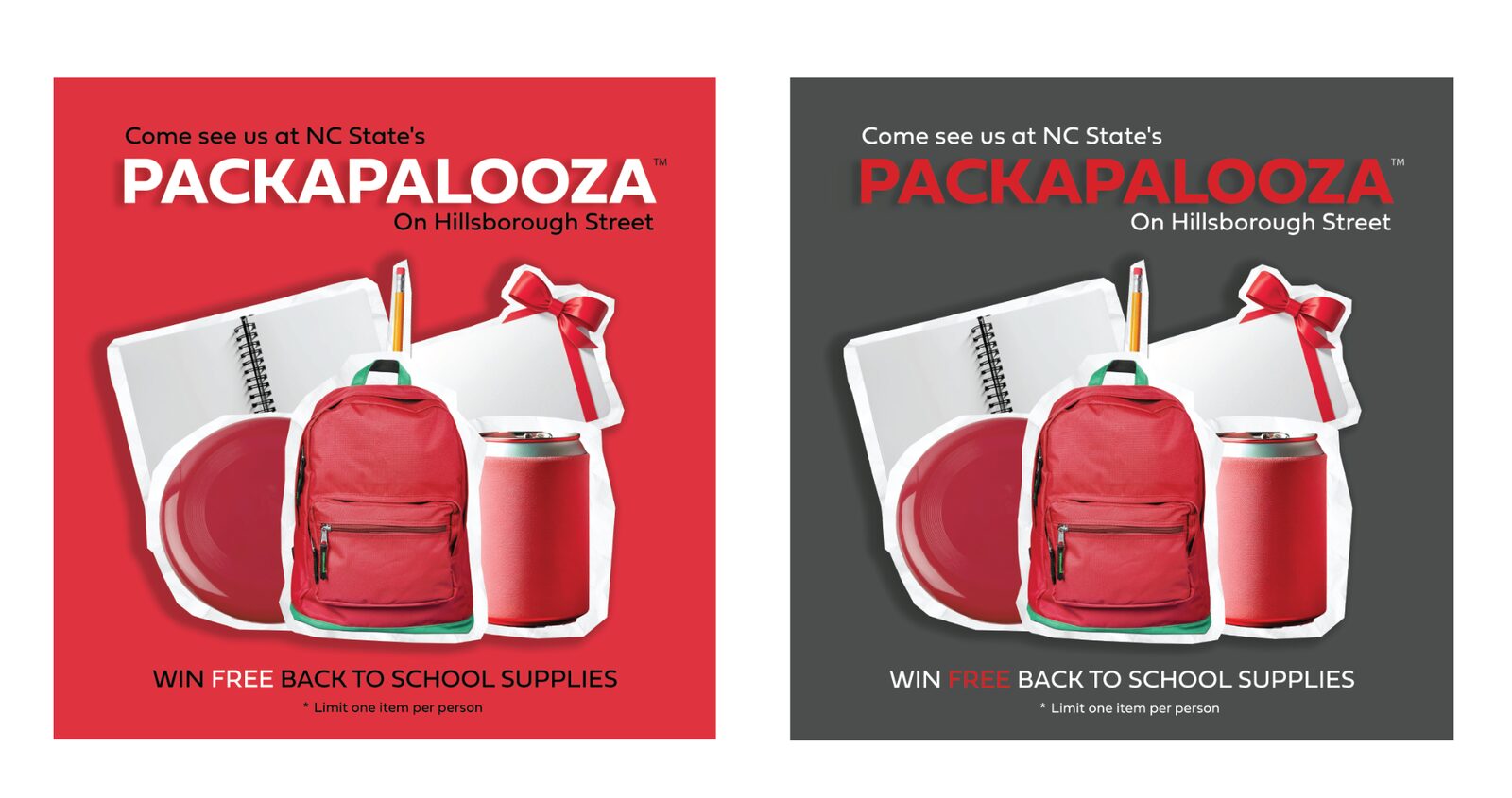 Packapalooza live event Meta advertising campaign creative driving Boise Idaho attendance through Facebook and Instagram ads